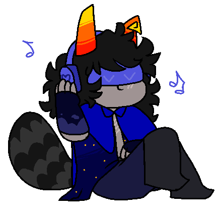 A GIF OF ME. LISTENING TO A PAIR OF HEADPHONES WITH. MUSIC NOTES BY MY HEAD. IT LEADS TO A. LIST OF MUSIC I LIKE